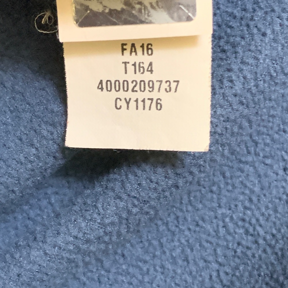 The North Face Fleece Pullover Mens XL Navy Blue Heather 1/4 Zip Outdoor - Picture 6 of 8